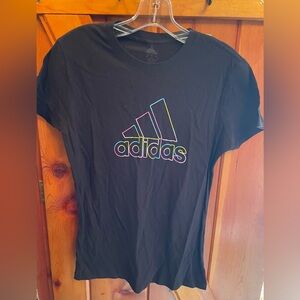 Adidas women’s t-shirt. Medium. Black. New with tags